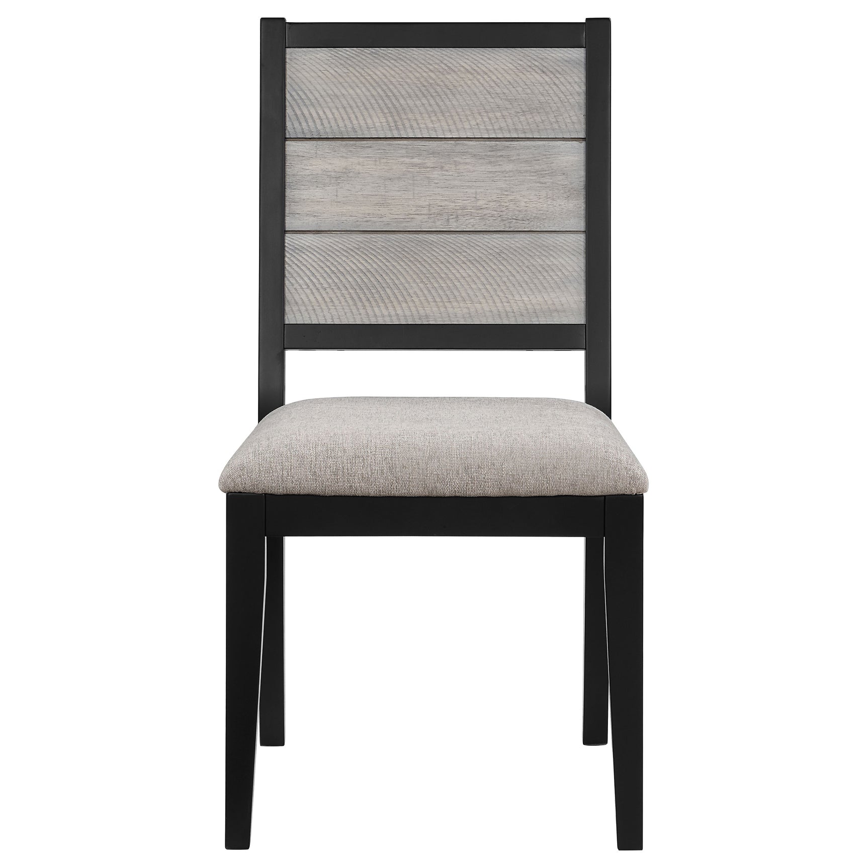 Elodie Wood Dining Side Chair Grey and Black (Set of 2) - Tampa Furniture Outlet