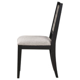 Elodie Wood Dining Side Chair Grey and Black (Set of 2) - Tampa Furniture Outlet