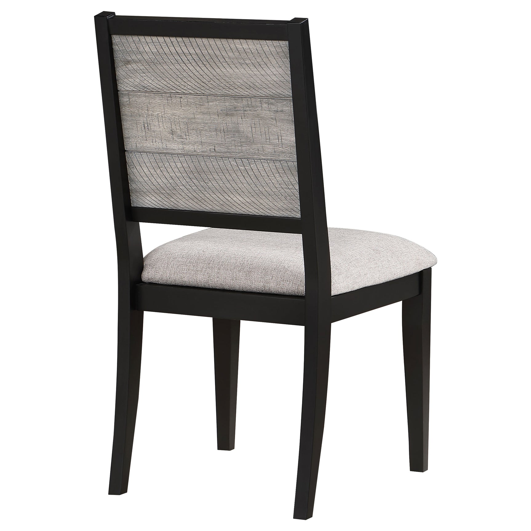 Elodie Wood Dining Side Chair Grey and Black (Set of 2) - Tampa Furniture Outlet