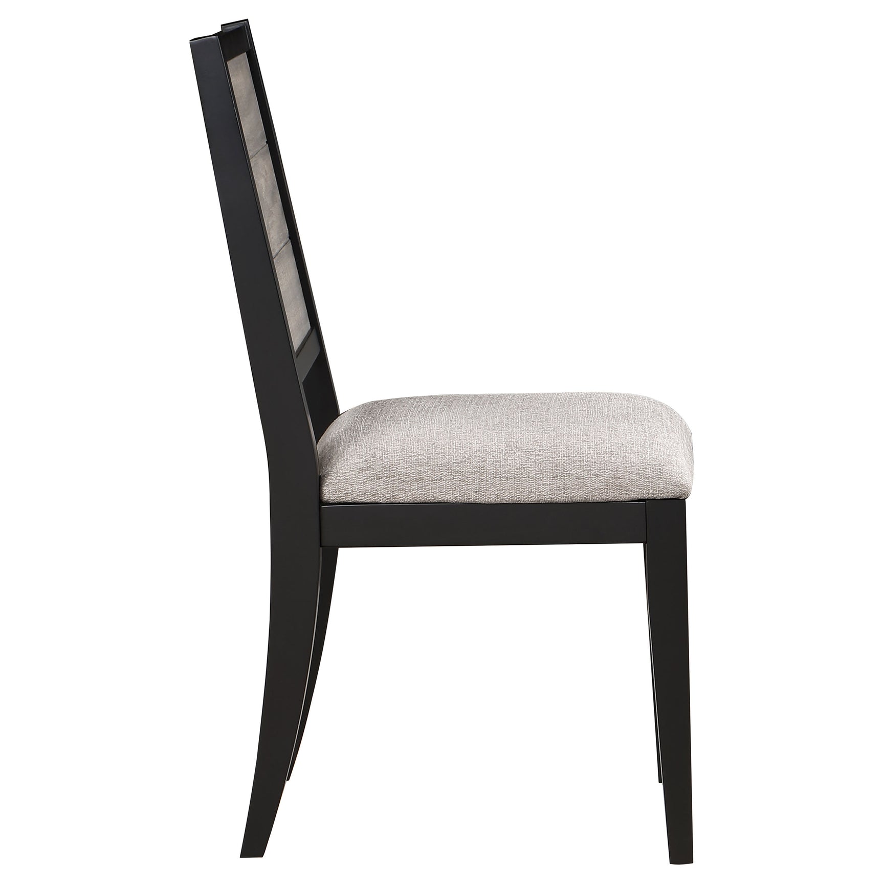Elodie Wood Dining Side Chair Grey and Black (Set of 2) - Tampa Furniture Outlet