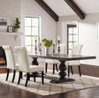 Tampa Furniture Outlet - Coaster - Phelps 5-piece Rectangular Dining Table Set Distressed Noir - 121231-S5