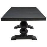 Phelps 9-piece Rectangular Dining Table Set Distressed Noir