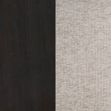 Phelps Upholstered Dining Arm Chair Tan Distressed Noir (Set of 2)