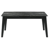 Crestmont 7-piece Extension Leaf Dining Table Set Black - Tampa Furniture Outlet