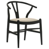 Crestmont 7-piece Extension Leaf Dining Table Set Black - Tampa Furniture Outlet