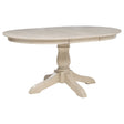 Tampa Furniture Outlet - Coaster - Orrison Oval 62-inch Wood Extension Leaf Dining Table Linen - 121261