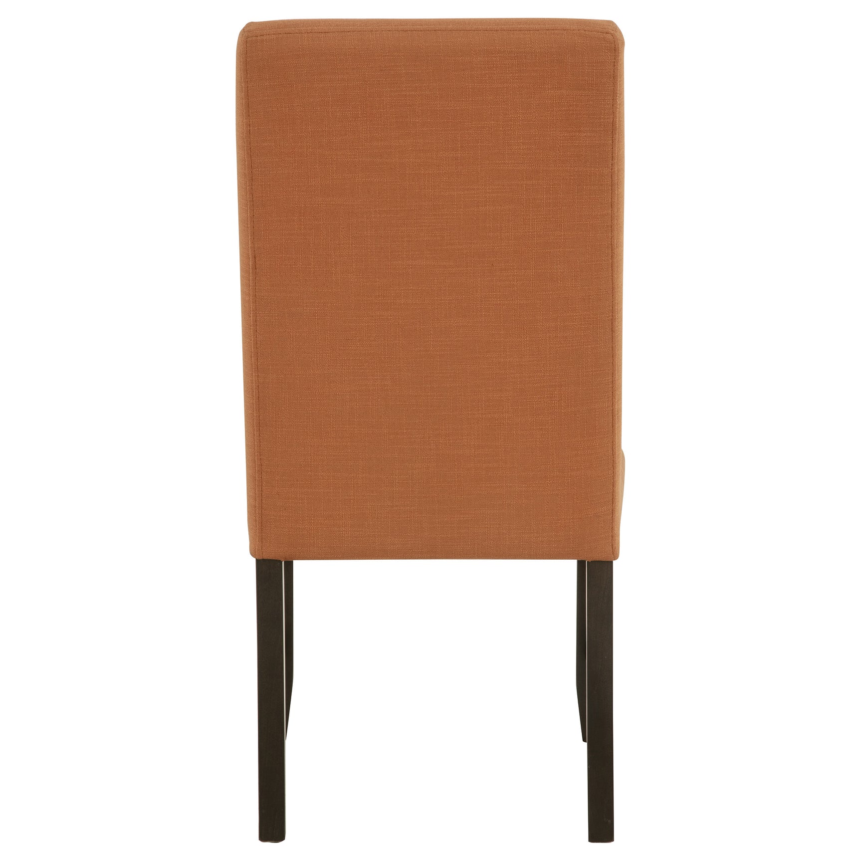Berning Fabric Upholstered Parson Side Chair Salmon Orange (Set of 2)