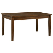 Tampa Furniture Outlet - Coaster - Atwood Rectangular Wood Dining Table Warm Brown - 121761