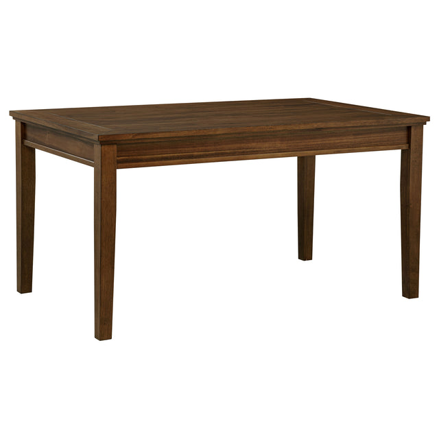 Tampa Furniture Outlet - Coaster - Atwood Rectangular Wood Dining Table Warm Brown - 121761