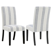 Tampa Furniture Outlet - Coaster - Herran Upholstered Dining Side Chair Beige (Set of 2) - 121782