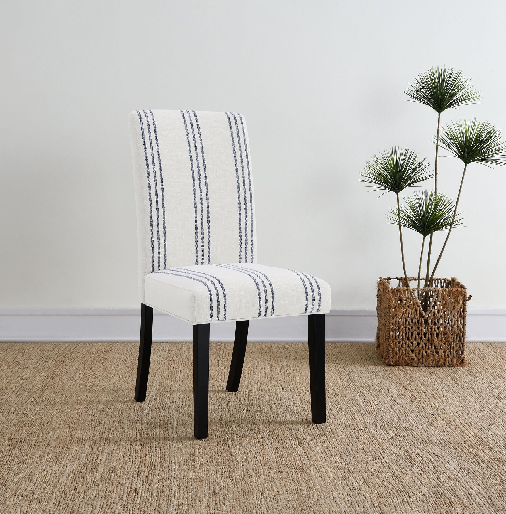 Herran Upholstered Dining Side Chair Beige (Set of 2) - Tampa Furniture Outlet