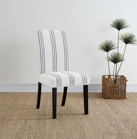 Herran Upholstered Dining Side Chair Beige (Set of 2) - Tampa Furniture Outlet