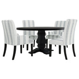 Herran Upholstered Dining Side Chair Beige (Set of 2) - Tampa Furniture Outlet