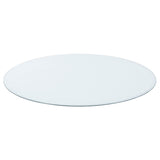 Paxton 5-piece Round Glass Top Counter Height Dining Set Beige