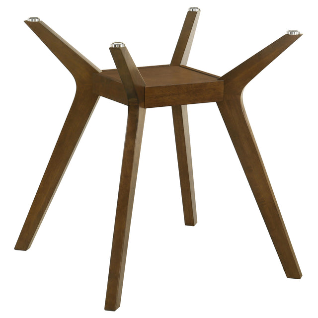Tampa Furniture Outlet - Coaster - Paxton Square Wood Counter Height Dining Table Base Brown - 122178