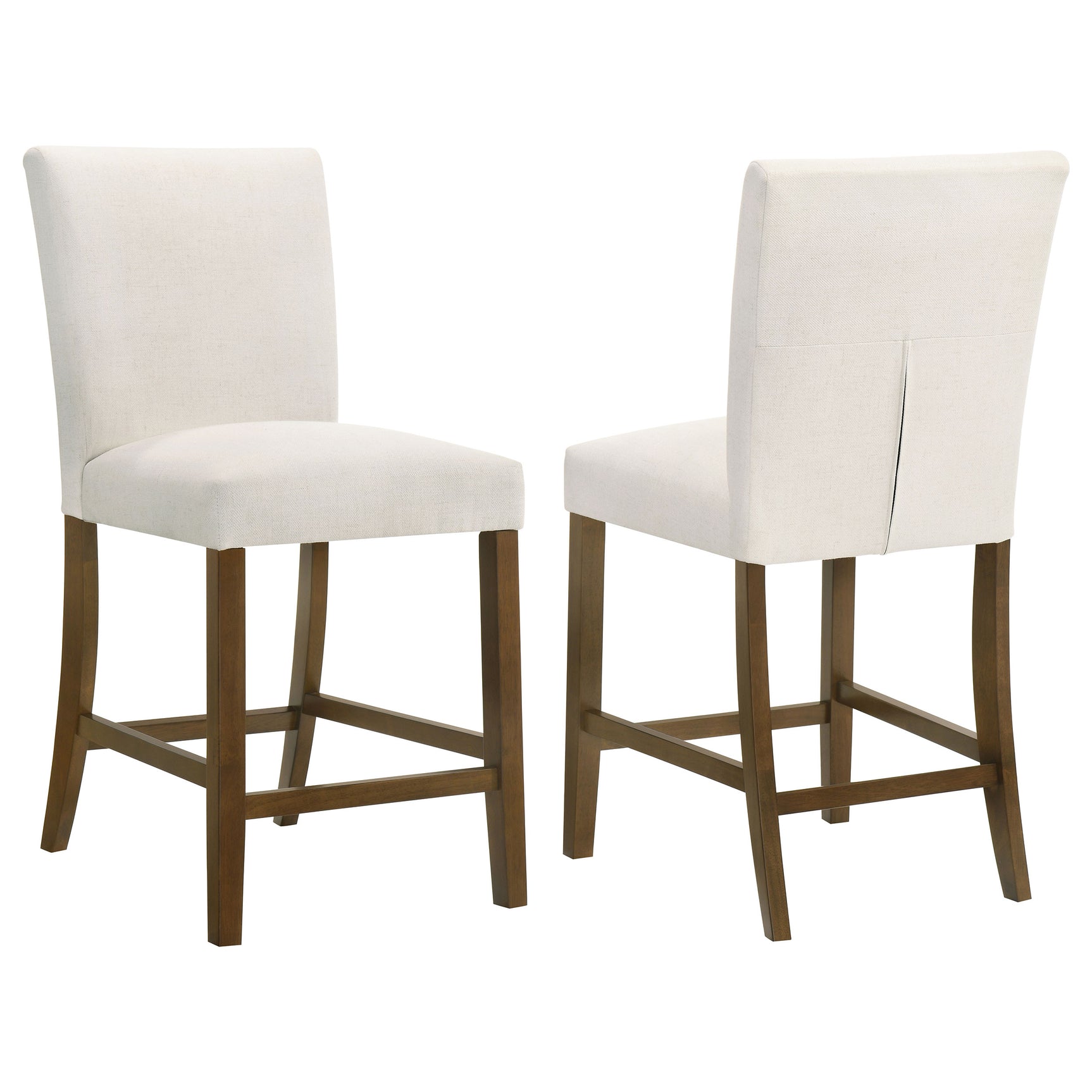 Tampa Furniture Outlet - Coaster - Paxton Upholstered Counter Height Dining Chair Beige (Set of 2) - 122179BGE