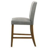 Paxton Upholstered Counter Height Dining Chair Grey (Set of 2)