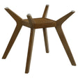 Tampa Furniture Outlet - Coaster - Paxton Square Wood Dining Table Base Brown - 122180