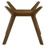 Paxton Square Wood Dining Table Base Brown - Tampa Furniture Outlet