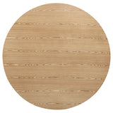 Andrews 5-piece Round Dining Table Set Light Ash and White