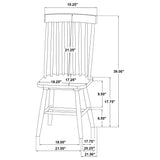 Andrews 7-piece Rectangular Dining Set Light Ash and White