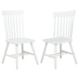 Tampa Furniture Outlet - Coaster - Andrews Windsor Spindle Back Dining Side Chair White (Set of 2) - 122502WHT