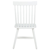 Andrews Windsor Spindle Back Dining Side Chair White (Set of 2)