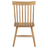Andrews Windsor Spindle Back Dining Side Chair Light Ash (Set of 2)