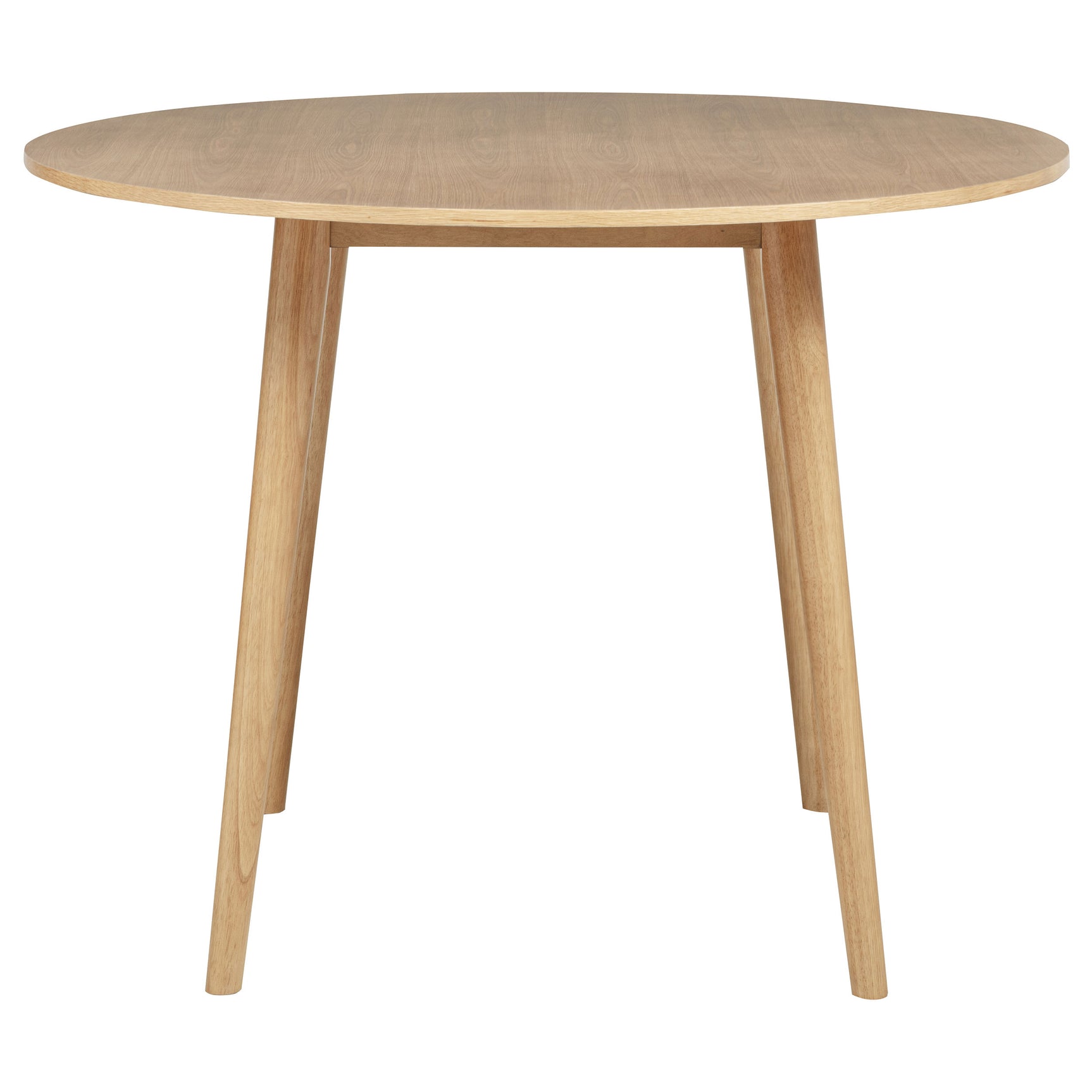 Andrews 5-piece Round Counter Dining Set Light Ash and Black