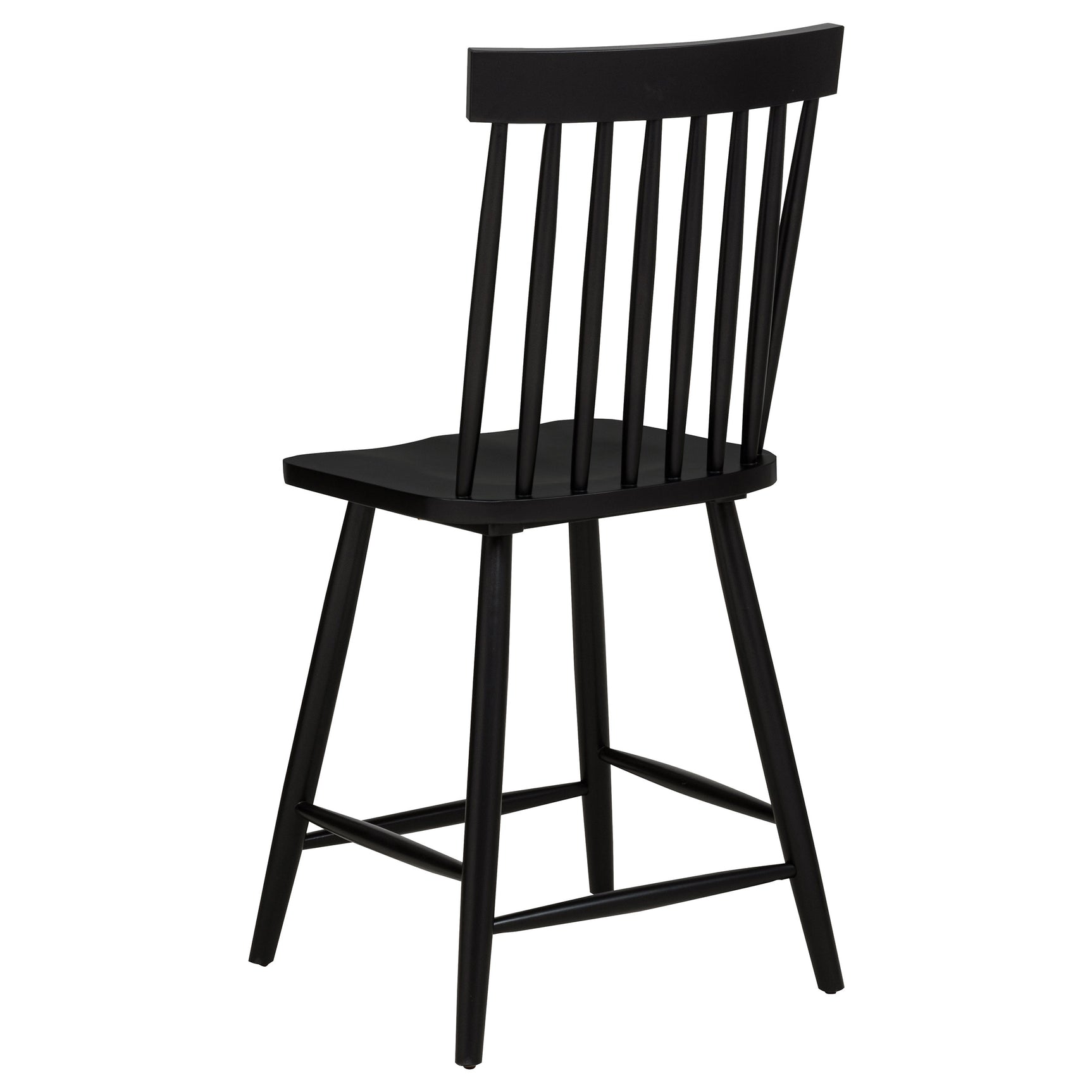 Andrews 5-piece Round Counter Dining Set Light Ash and Black