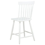 Andrews 5-piece Round Counter Dining Set Light Ash and White