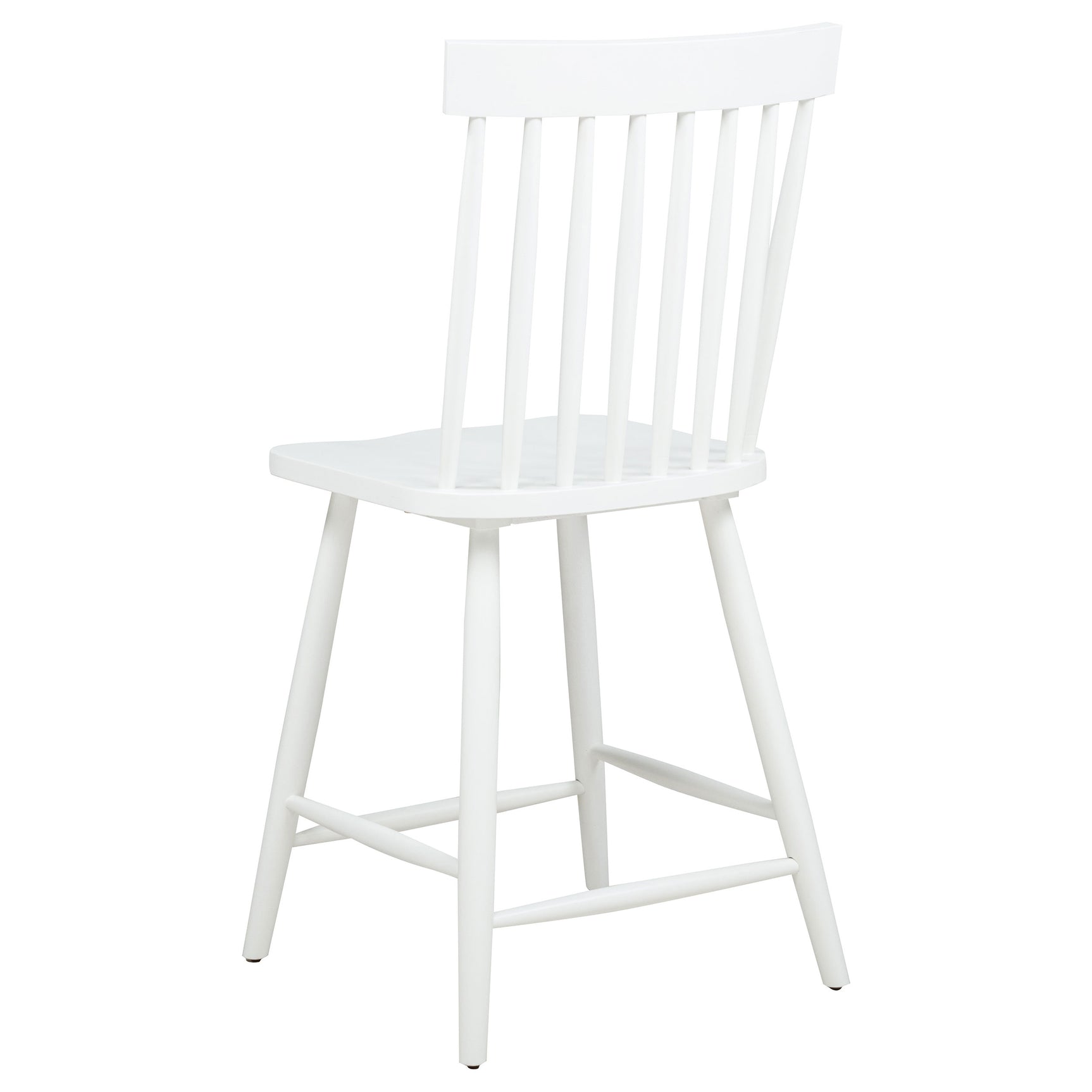 Andrews 5-piece Round Counter Dining Set Light Ash and White
