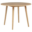 Tampa Furniture Outlet - Coaster - Andrews 48-inch Round Counter Height Dining Table Light Ash - 122508