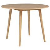 Tampa Furniture Outlet - Coaster - Andrews 48-inch Round Counter Height Dining Table Light Ash - 122508