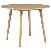Tampa Furniture Outlet - Coaster - Andrews 48-inch Round Counter Height Dining Table Light Ash - 122508