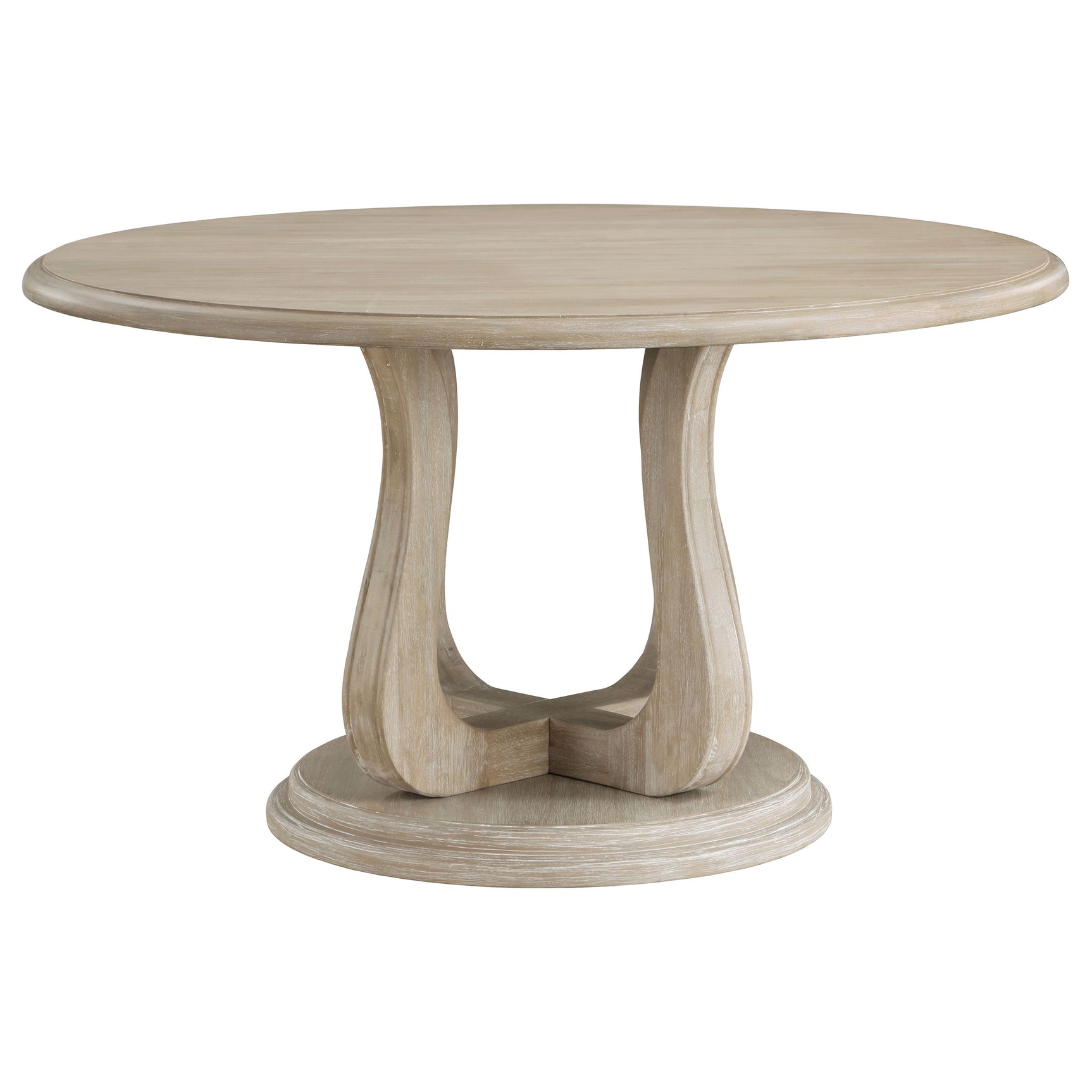 Trofello 5-piece Round Dining Table Set White Washed - Tampa Furniture Outlet