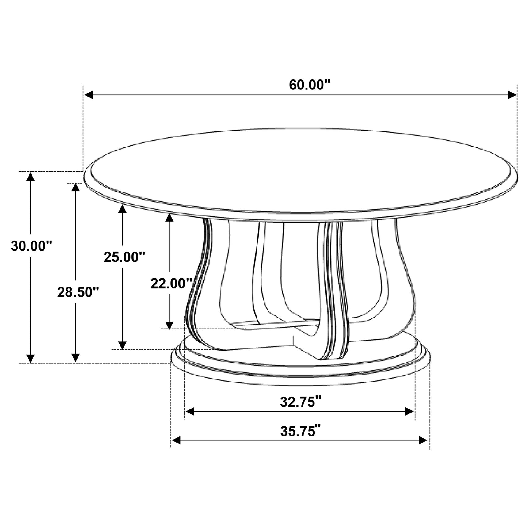Trofello 5-piece Round Dining Table Set White Washed - Tampa Furniture Outlet