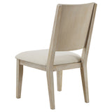 Trofello Cushioned Dining Side Chair White Washed (Set of 2) - Tampa Furniture Outlet
