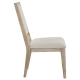 Trofello Cushioned Dining Side Chair White Washed (Set of 2) - Tampa Furniture Outlet