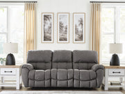 Tampa Furniture Outlet - Ashley Furniture - Bakerstein Living Room - PWR REC Sofa with ADJ Headrest - PC1250315
