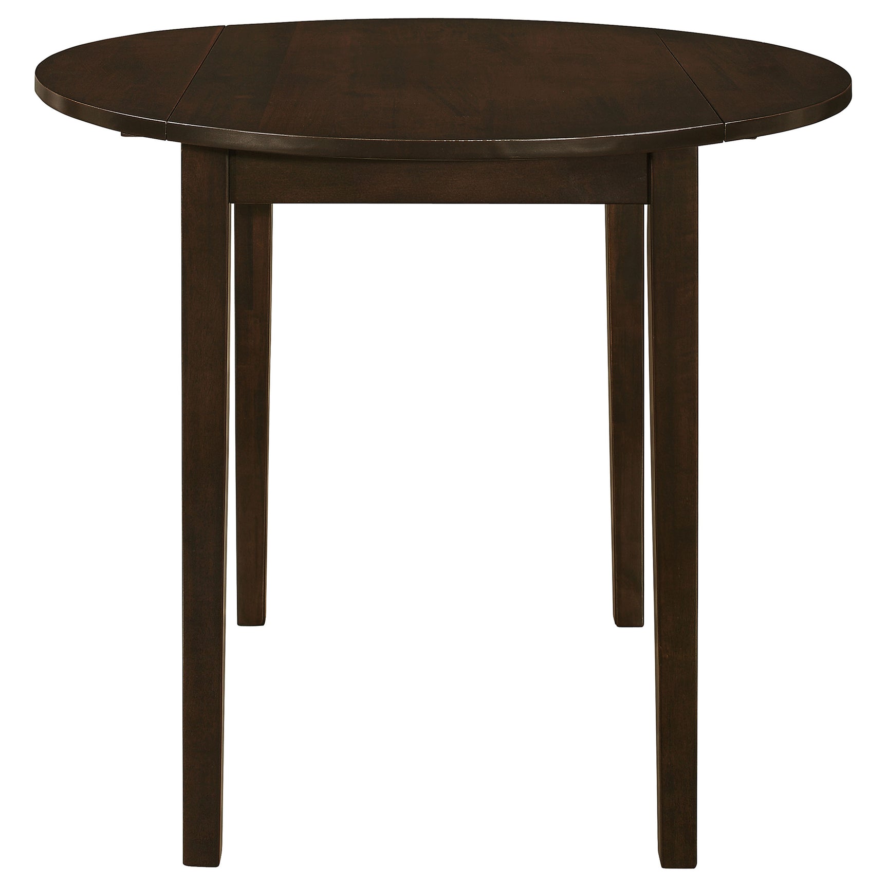 Bucknell 3-piece Round Drop Leaf Dining Table Set Cappuccino - Tampa Furniture Outlet