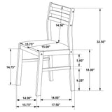 Bucknell 3-piece Round Drop Leaf Dining Table Set Cappuccino - Tampa Furniture Outlet