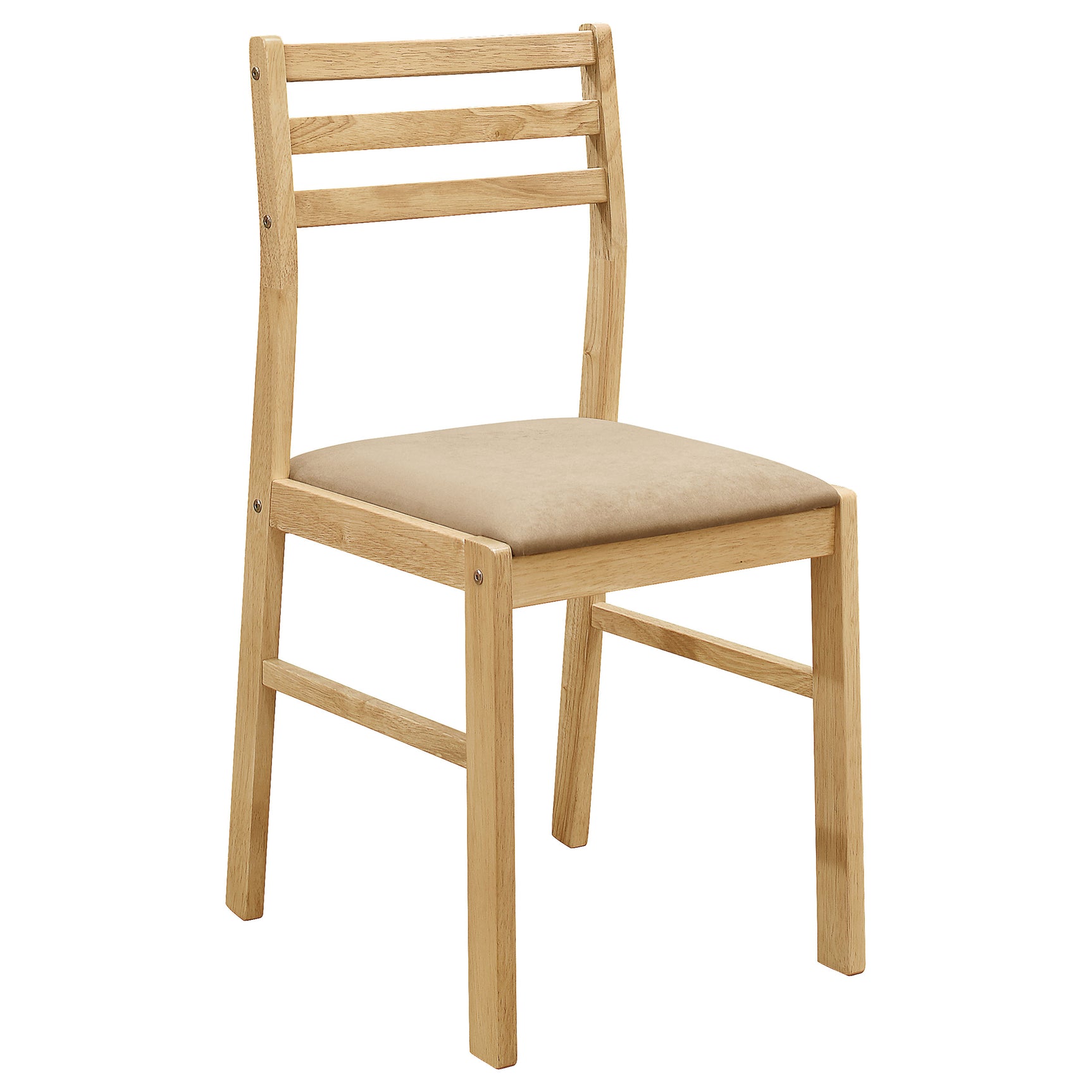 Bucknell 3-piece Round Drop Leaf Dining Table Set Natural - Tampa Furniture Outlet
