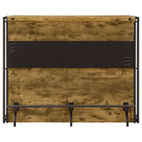 Renaldi 3-shelf Home Bar Wine Cabinet Rustic Nutmeg - Tampa Furniture Outlet
