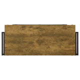 Renaldi 3-shelf Home Bar Wine Cabinet Rustic Nutmeg - Tampa Furniture Outlet