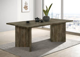 Tyler 80-inch Solid Wood Dining Table Mango Brown - Tampa Furniture Outlet