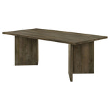 Tyler 80-inch Solid Wood Dining Table Mango Brown - Tampa Furniture Outlet