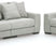 Tampa Furniture Outlet - Ashley Furniture - Regent Park 3-Piece Sectional Sofa and 2-Piece Sectional Loveseat - 3-Piece Sectional Sofa and 2-Piece Sectional Loveseat / Pewter - 14404U4