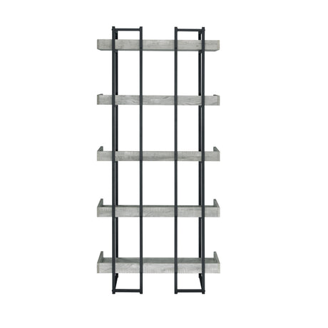Preston - Bookshelf - Gray - Tampa Furniture Outlet