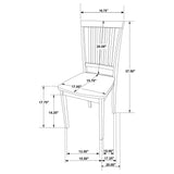 Gomez 5-piece Rectangular Dining Table Set Cappuccino - Tampa Furniture Outlet